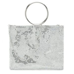 Silver evening purse